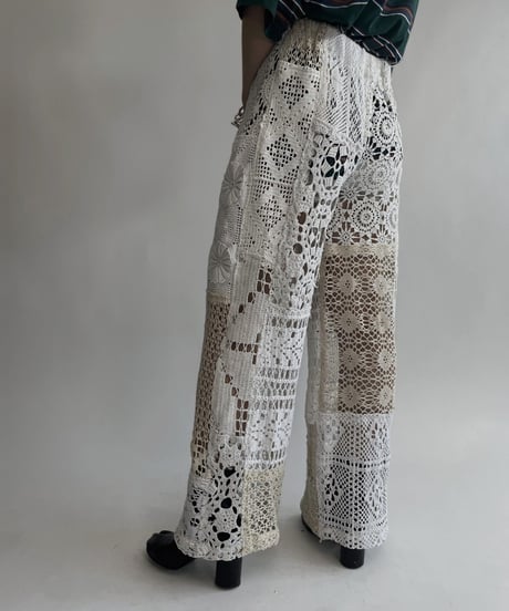 【RE;CIRCLE】RE Patchwork Pants  / 220818-015