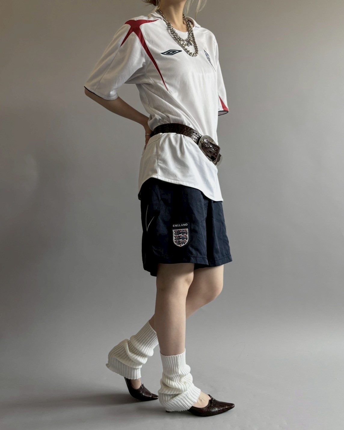Umbro soccerTシャツ　England USED】 05~07's UMBRO England Soccer Shirt / 260