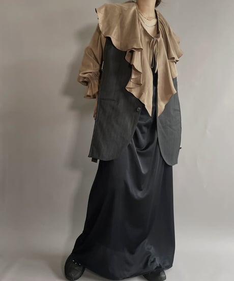 【USED】  Silk Shirt / 221015-001