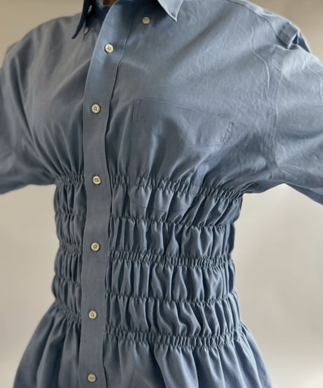 【RE;CIRCLE】 RE Shirring Shirt / 260504-003