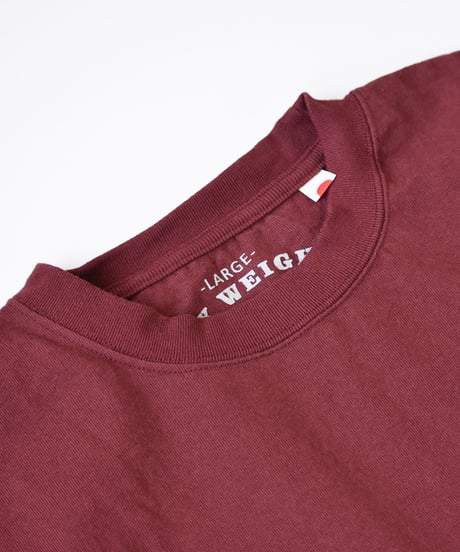【MAX WEIGHT JERSEY】102 (Wine Red) (半袖 ポケット付)/max10207p