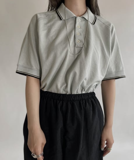 【USED】 Raglan Short Sleeve Polo Shirt/ 220521-006