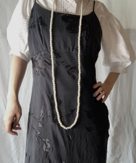 【USED】 Flower Patterned Camisole One-Piece/210714-026