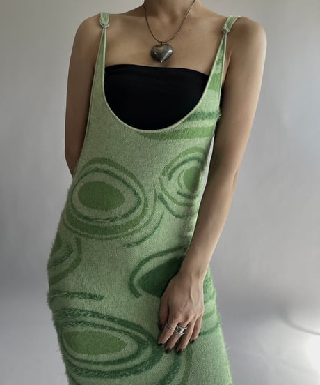 【USED】 House of Sunny Patterned  Camisole Long One-Piece/241019-005