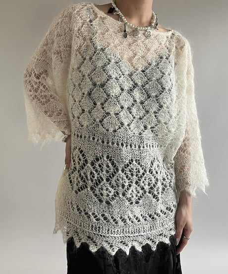 THE TINY SHOP BY MORI RE Aran Knit キャミ THE TINY SHOP BY MORI RE Aran Knit キャミ