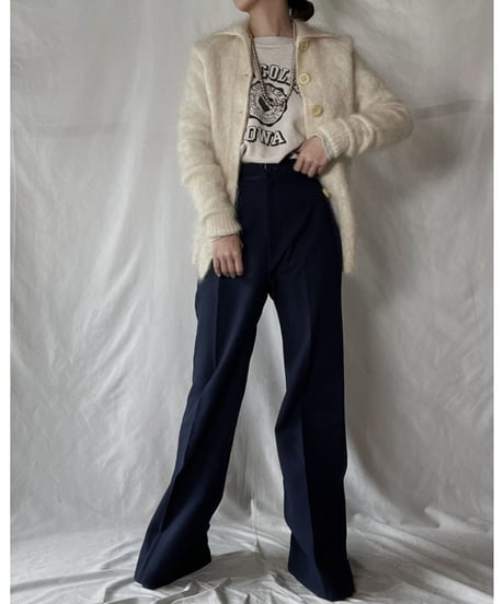 【USED】 Acrylic Knit Cardigan/ 220120-051