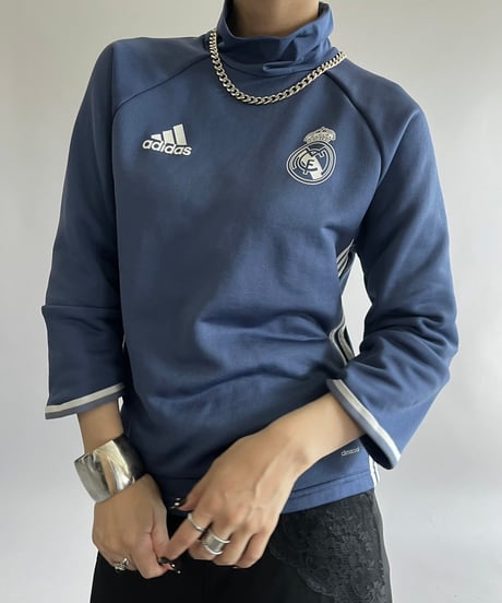 【USED】 adidas Real Madrid L/S Soccer Shirt  /240921-022