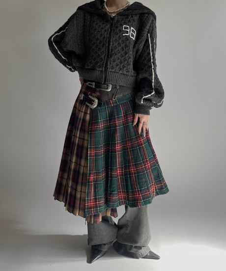【RE;CIRCLE】 RE Kilt Skirt Middle / 250206-014