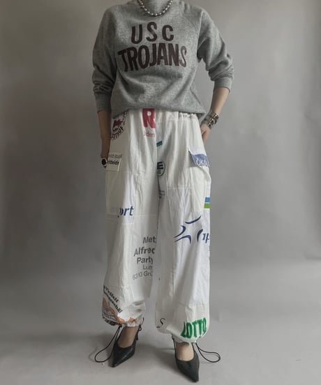 【RE;CIRCLE】RE Eco-Friendly Bag Rraw Cord Pants / 230427-019
