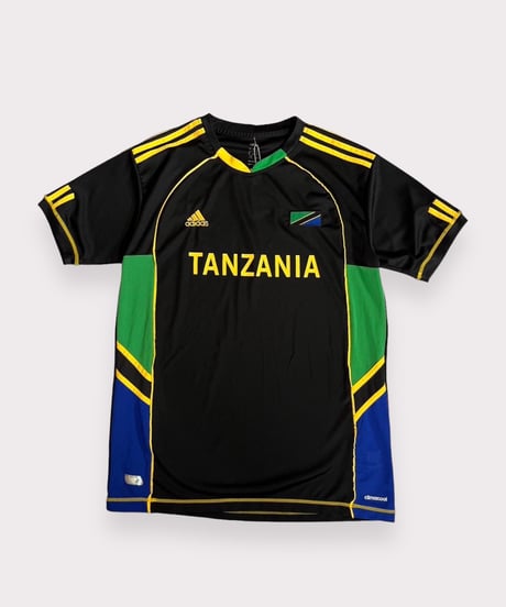 【USED 】adidas TANZANIA  Soccer Shirt /240603-006