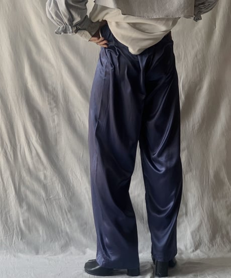 【USED】 Easy Satin Pants /210303-038