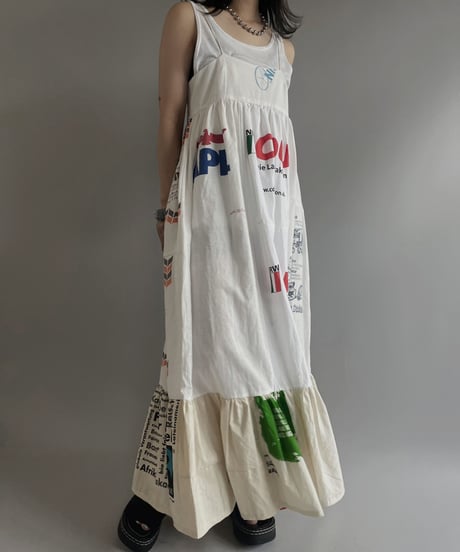 【RE;CIRCLE】RE Eco-Friendly Bag Camisole Long One-piece / 230622-010