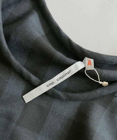 【USED】 Cop.Copine Balloon Hem Checked One-Piece  /251014-021