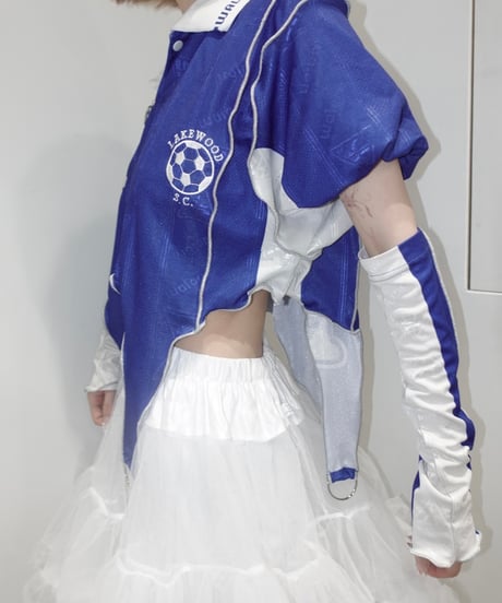【RE;CIRCLE】 RE Mellow S/S Game Shirt Top + Arm / 250529-009