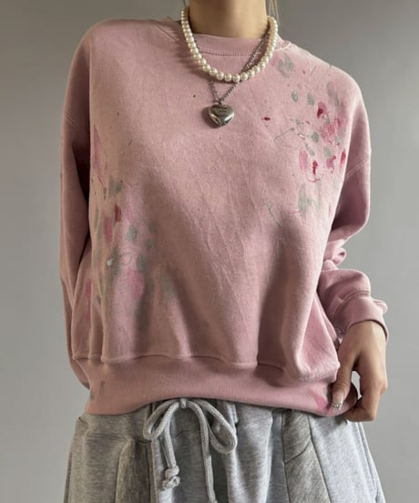 【USED】 Paint Short Sweat / 250925-004