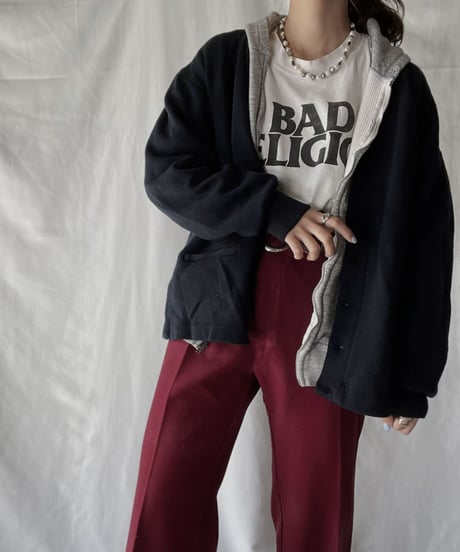 【USED】   Acrylic Knit Cardigan④/211020-055