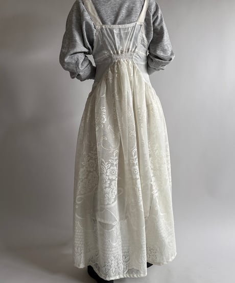 【RE;CIRCLE】 Re Parachute Lace Jump Skirt/ 250320-002