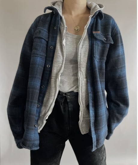 【USED】 Orvis Cotton Flannel Shirt / 221210-009