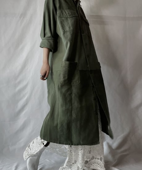 【RE;CIRCLE】  RE Fatigue One-piece Shirt②/20210819-045
