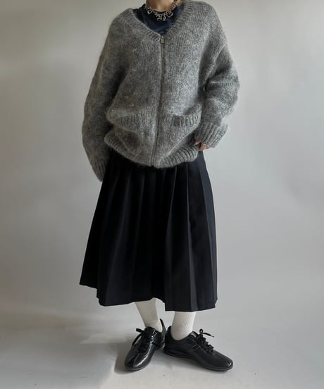【USED】 Cos Zip Up Mohair Knit Cardigan /250201-007