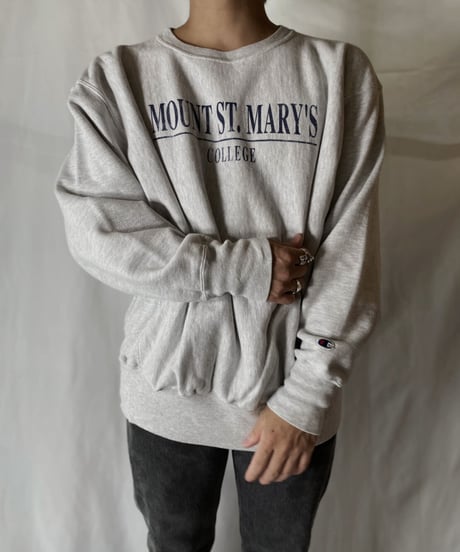 【USED】  Champion Reverse Weave Sweat MOUNT.S.T.MARYS/210902-041