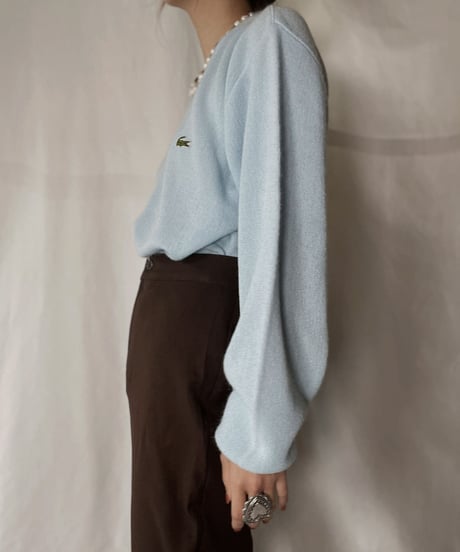 【USED】   LACOSTE Knit Top②/211126-008