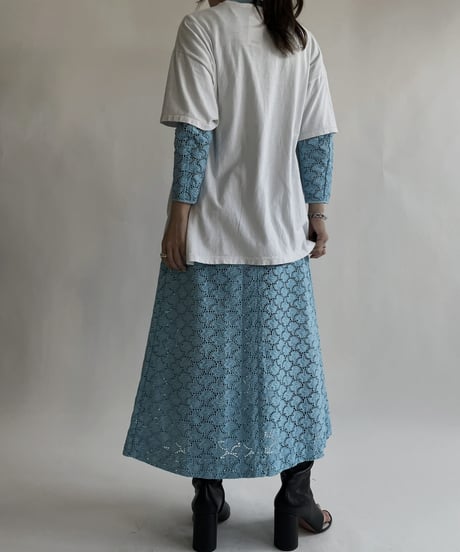 【USED】 Long Sleeves Lace One-piece / 220611-019