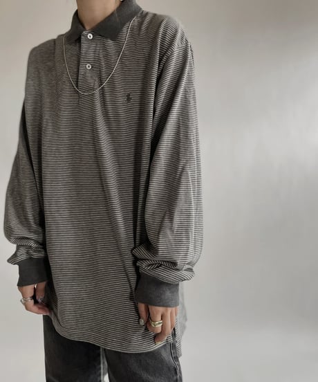 【USED】 Ralph Lauren Long Sleeve Polo Shirt  / 220521-015