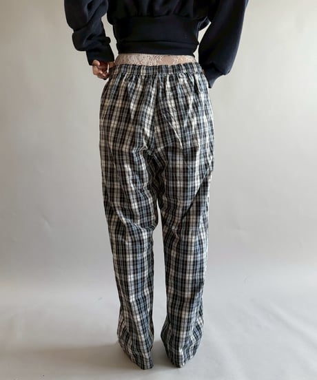 【USED】  Tommy Hilfiger Check Pattern Pajama Pants / 251002-008