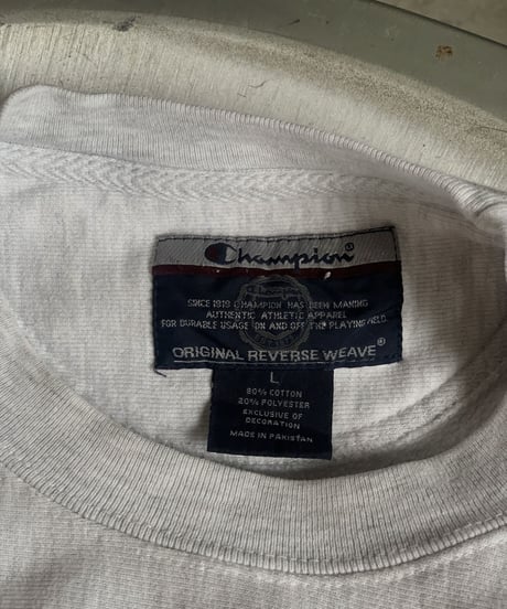 【USED】  Champion Reverse Weave Sweat SYRACUSE LACROSSE/210516-004