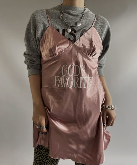 【USED】 GOD'S Favorite Camisole One-Piece / 230916-039