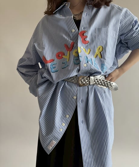 【USED】 END IS NEAR Brooks Brothers Stripe Shirt /250329-012