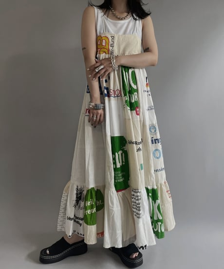 【RE;CIRCLE】RE Eco-Friendly Bag Camisole Long One-piece / 230622-012