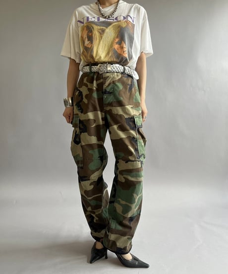 【USED】 Made in USA Anvil 80's NELSON T-Shirt /240824-031