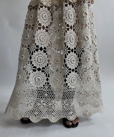 【RE;CIRCLE】 RE Crochet Lace One-piece / 220427-039