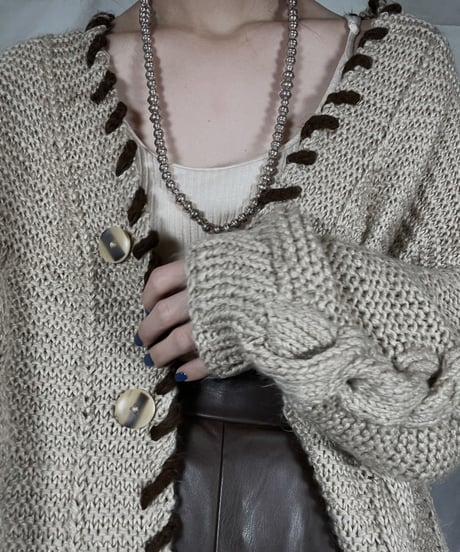 【USED】    Knit Cardigan/211216-037