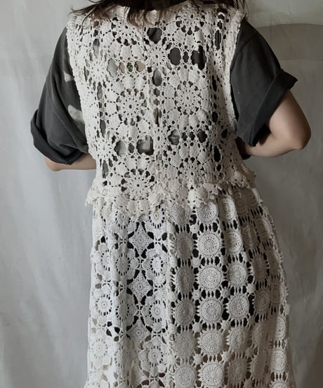 【RE;CIRCLE】  RE Crochet N/S Dress ③/210512-007