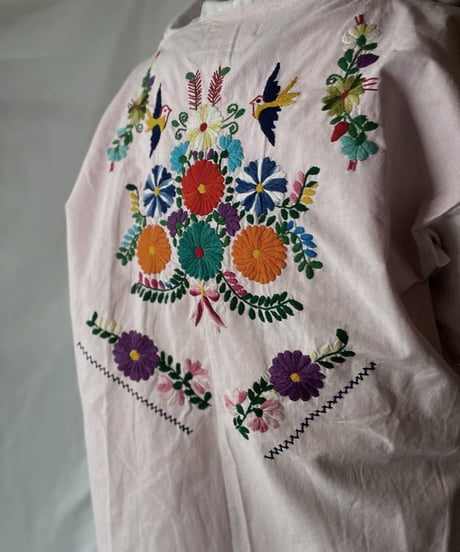 【RE;CIRCLE】 Remake Embroidery Ethnic Mexican Parker②/210906-018