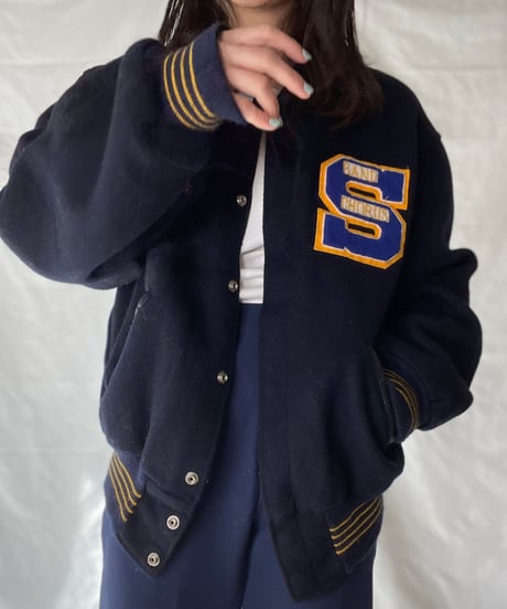 【USED】 Wool Stadium Jumper/ 220120-035