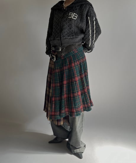 【RE;CIRCLE】 RE Kilt Skirt Middle / 250206-014
