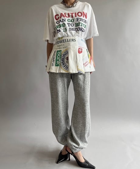 【RE;CIRCLE】RE Eco-Friendly Bag Pleats Mini Skirt/ 240905-008