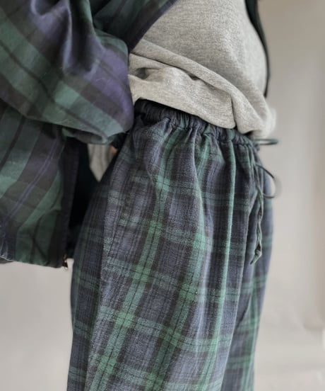 【USED】 Cotton Checked Pants / 230114-006