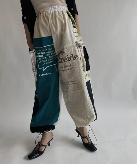 【RE;CIRCLE】 RE Eco-Friendly Bag Draw Cord Pants / 220825-025