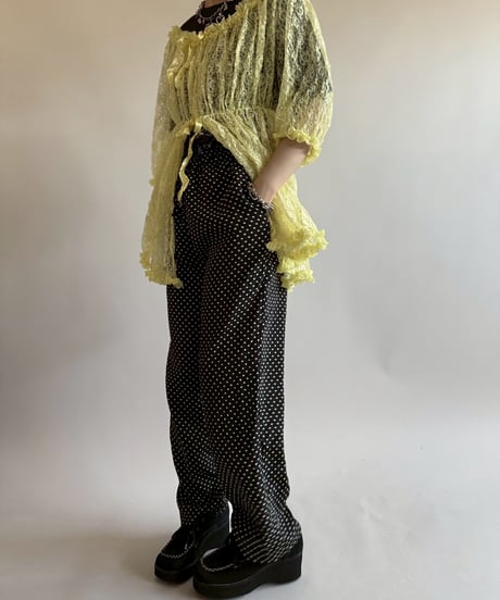 【USED】  Lace Pattern Top /250510-044