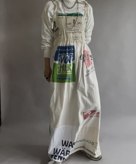 【RE;CIRCLE】RE Eco-Friendly Bag Shirring One-piece / 230427-009