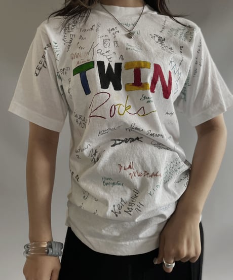 【USED】 S/S Message T-Shirt / 230817-010