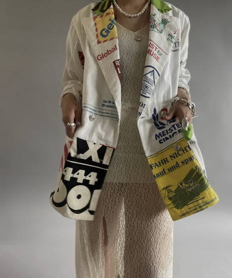 【RE;CIRCLE】RE Eco-Fri0endly Bag Double Jacket / 240613-022