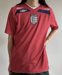 【USED】 UMBRO 08~10's ENGLAND Soccer Shirt/ 250607-055