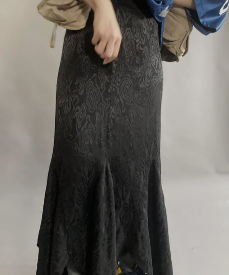 【USED】 Poly Skirt Black / 230311-006