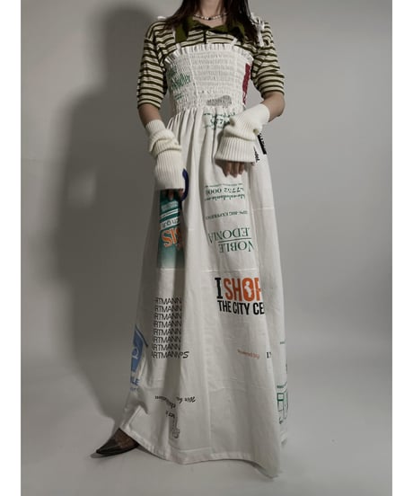 【RE;CIRCLE】 RE Eco Bag Camisole One-piece② /220407-002